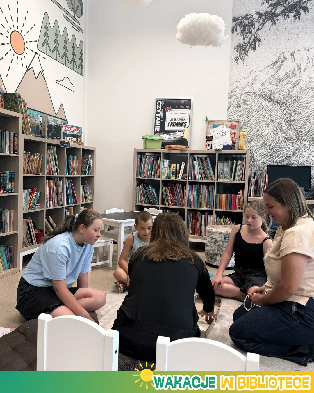 Zajęcia dla dzieci w Miejskiej Bibliotece Publicznej