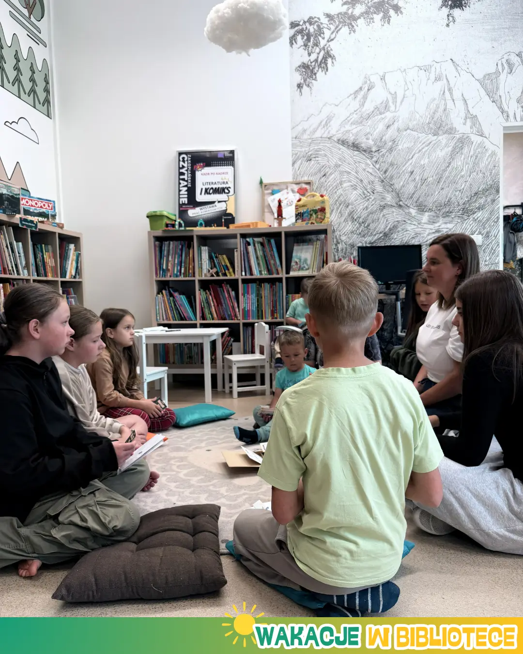 Zajęcia i spotkania dla dzieci w Miejskiej Bibliotece Publicznej