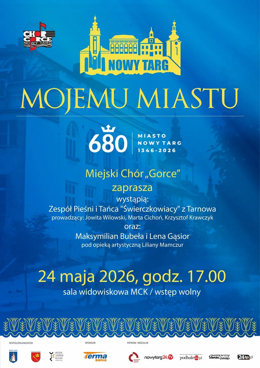 Koncert Miejskiego Chóru "Gorce" z okazji 680-lecia Miasta