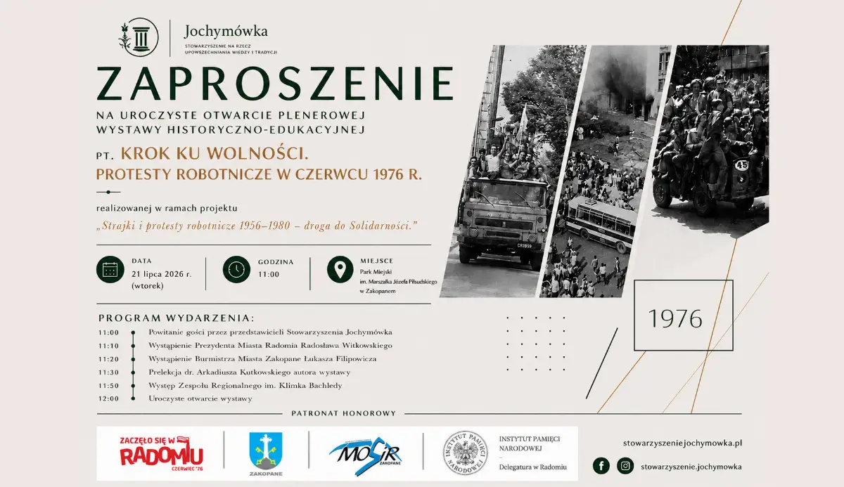 Plenerowa wystawa historyczno-edukacyjna w Zakopanem