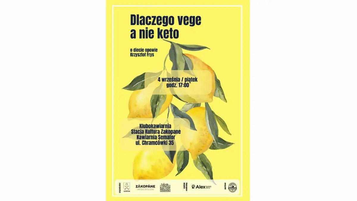 Spotkanie z Krzysztofem Frysem na temat diety vege kontra keto
