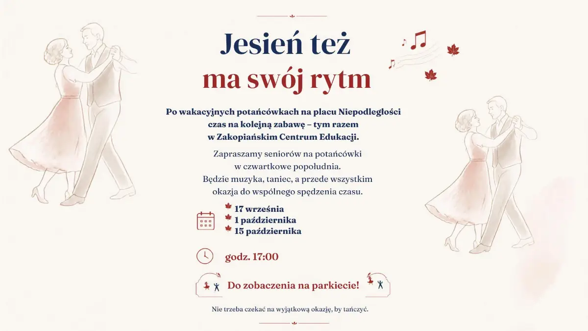 Potańcówki dla seniorów w Zakopanem