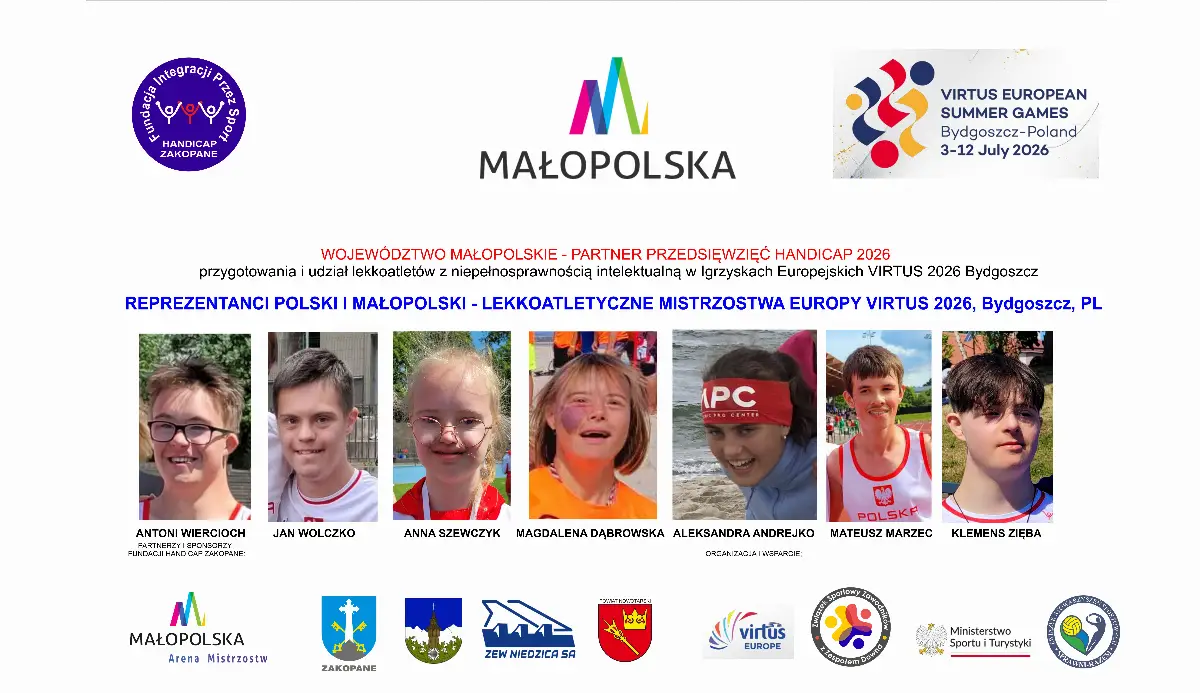 Podsumowanie Igrzysk Europejskich VIRTUS 2026 w lekkoatletyce