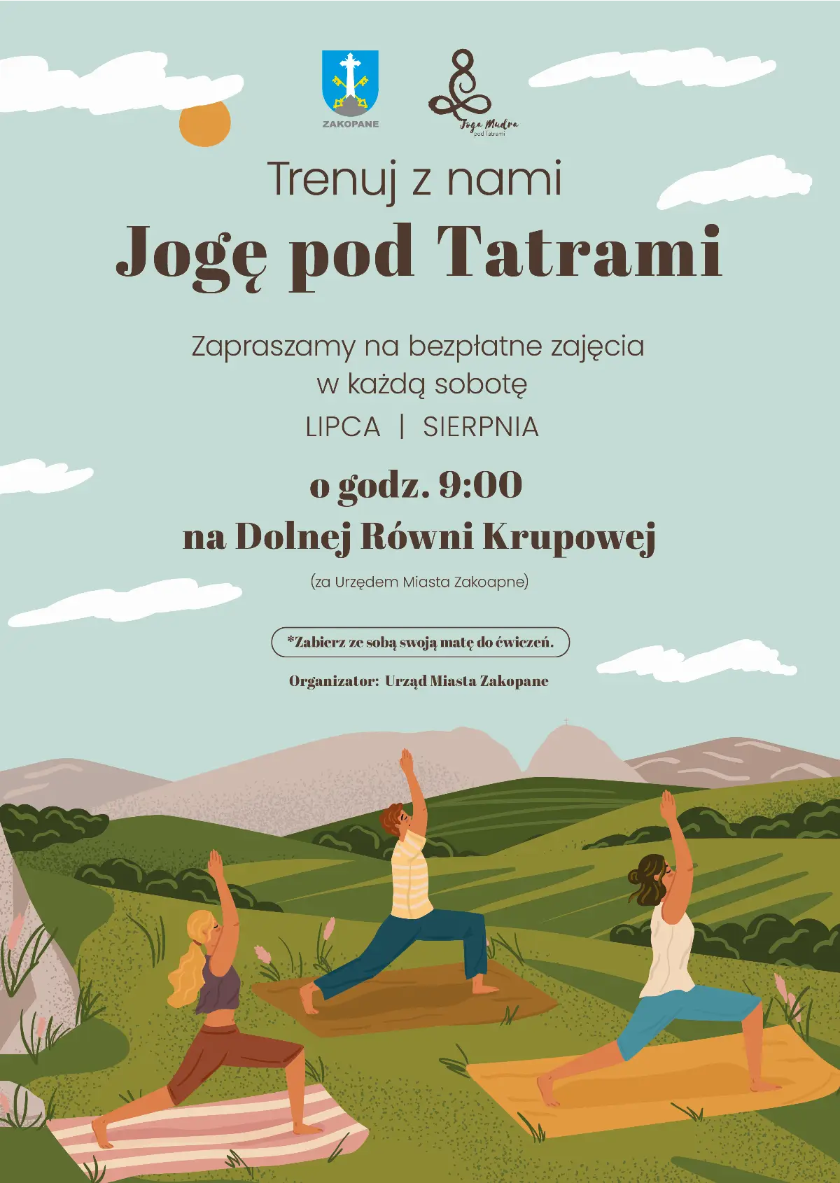 Bezpłatne zajęcia jogi w Zakopanem