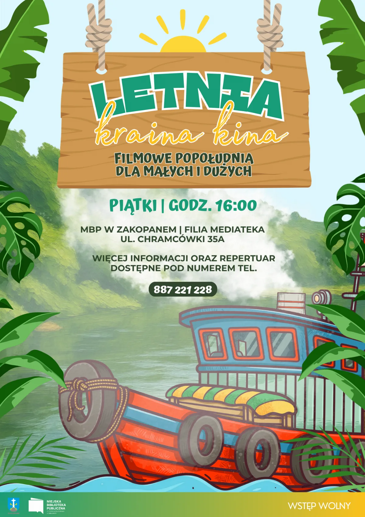 Bezpłatne pokazy filmowe dla dzieci w Zakopanem