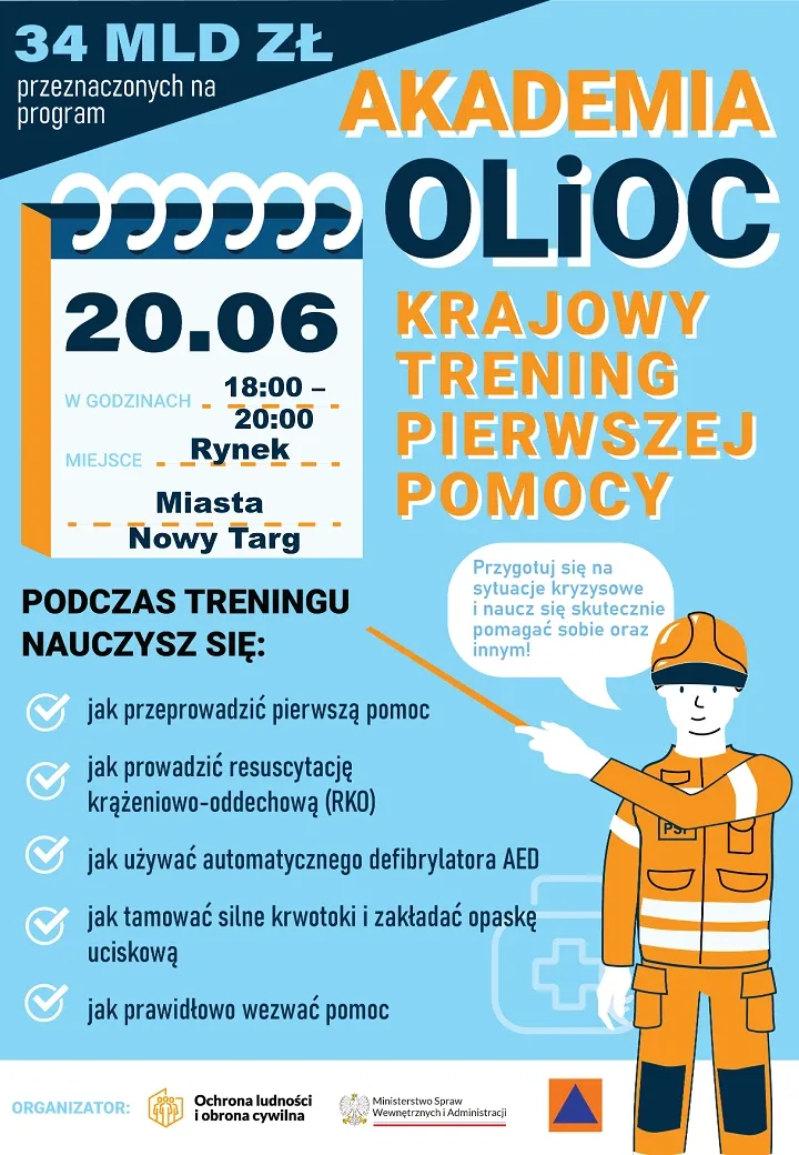Krajowy Trening Pierwszej Pomocy Akademii Ochrony Ludności