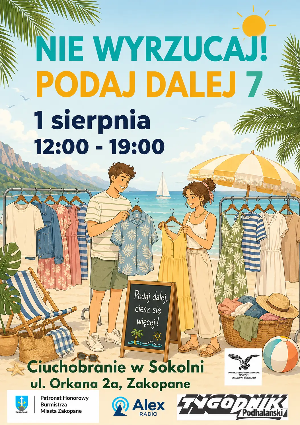 Wydarzenie 'Nie wyrzucaj, podaj dalej' w Sokolni na półmetku wakacji