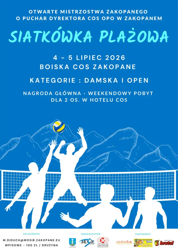I Otwarte Mistrzostwa Zakopanego w Siatkówce Plażowej
