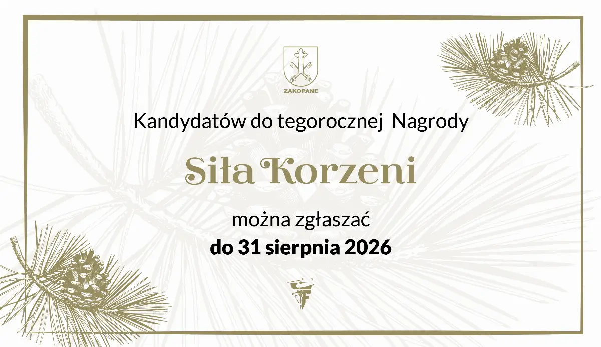Zgłoszenia do Nagrody Siła Korzeni do 31 sierpnia
