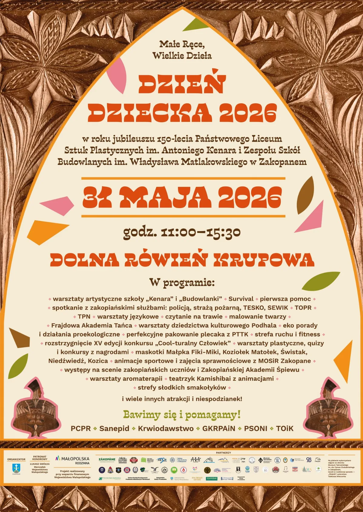 Zakopiański Dzień Dziecka 31 maja 2026