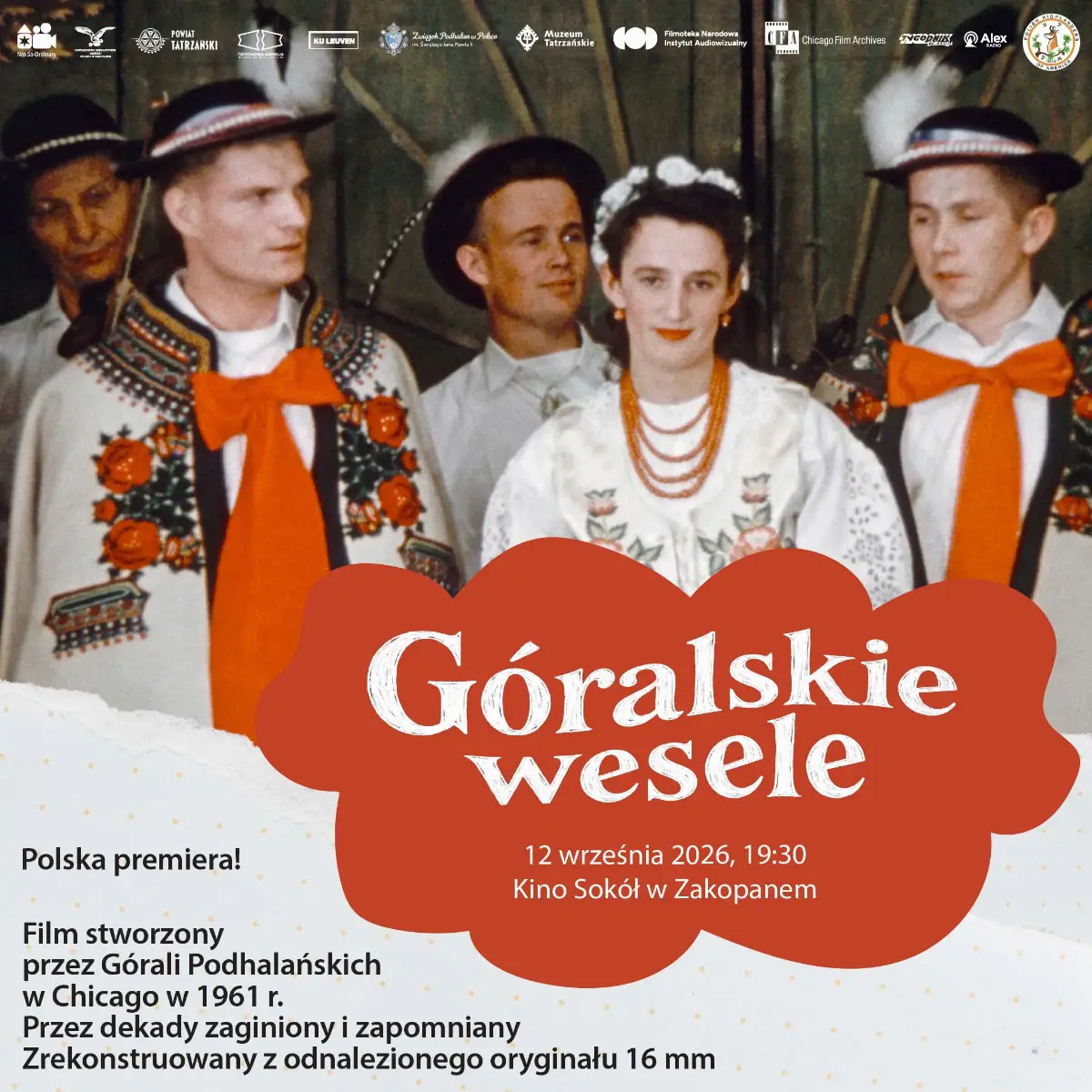 Premiera filmu 'Góralskie wesele' w Zakopanem