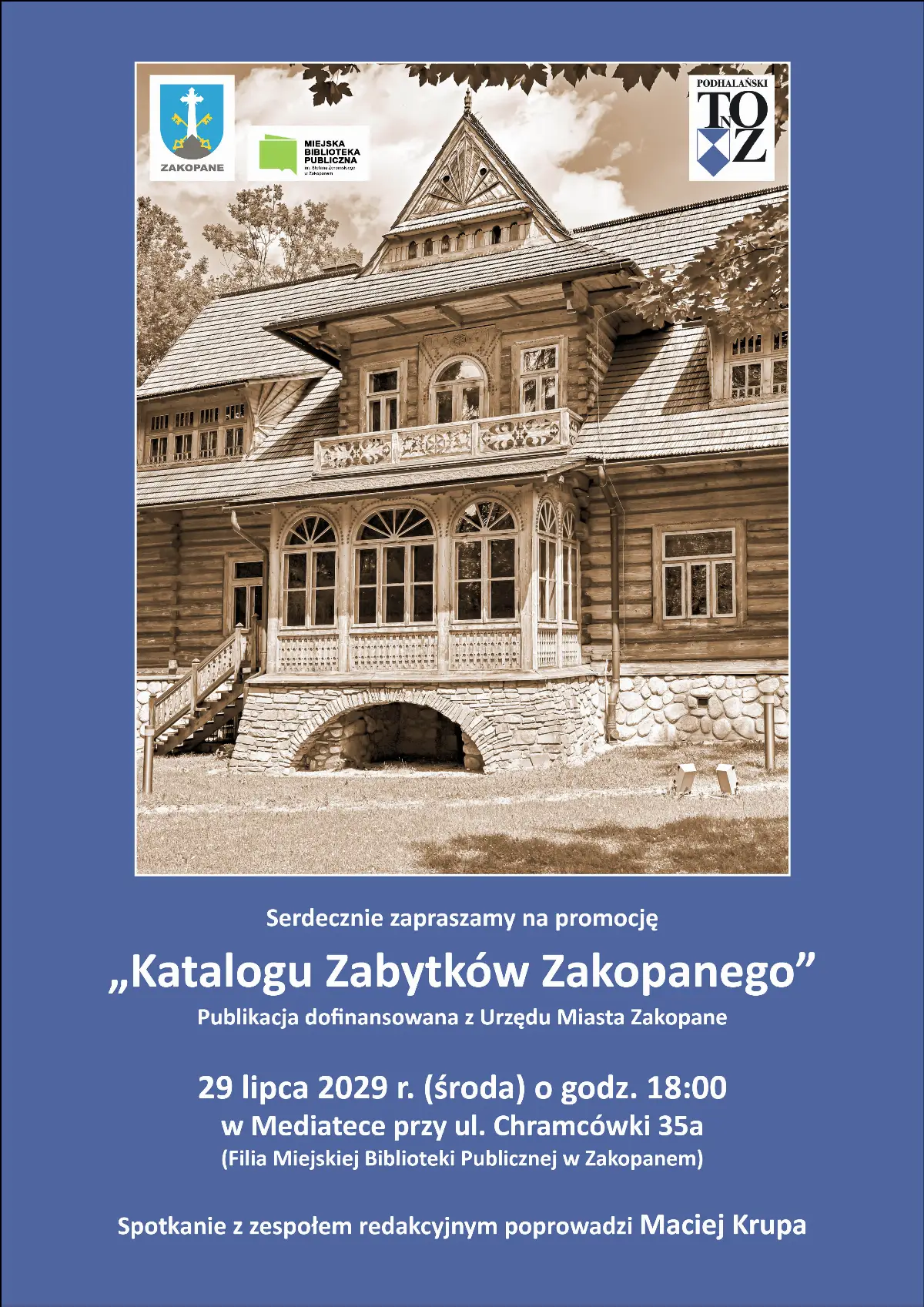 Promocja Katalogu Zabytków Zakopanego