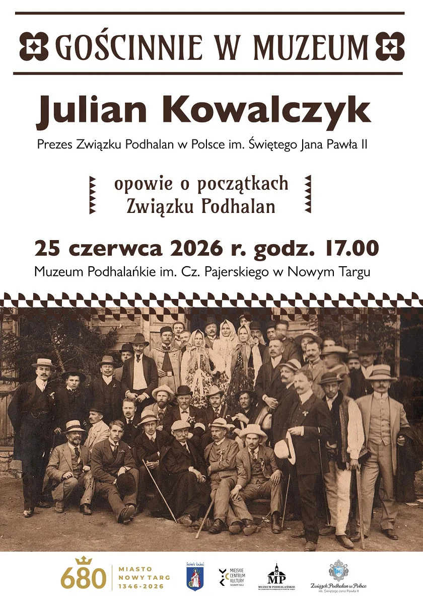 Spotkanie z Julianem Kowalczykiem w Muzeum Podhalańskim