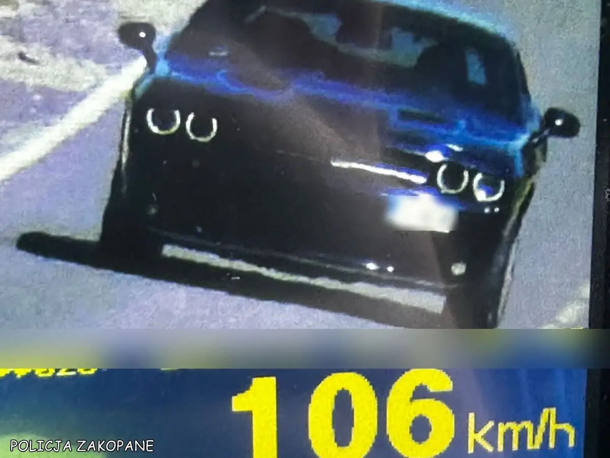 Kierowca Dodge znowu stracił prawo jazdy za nadmierną prędkość