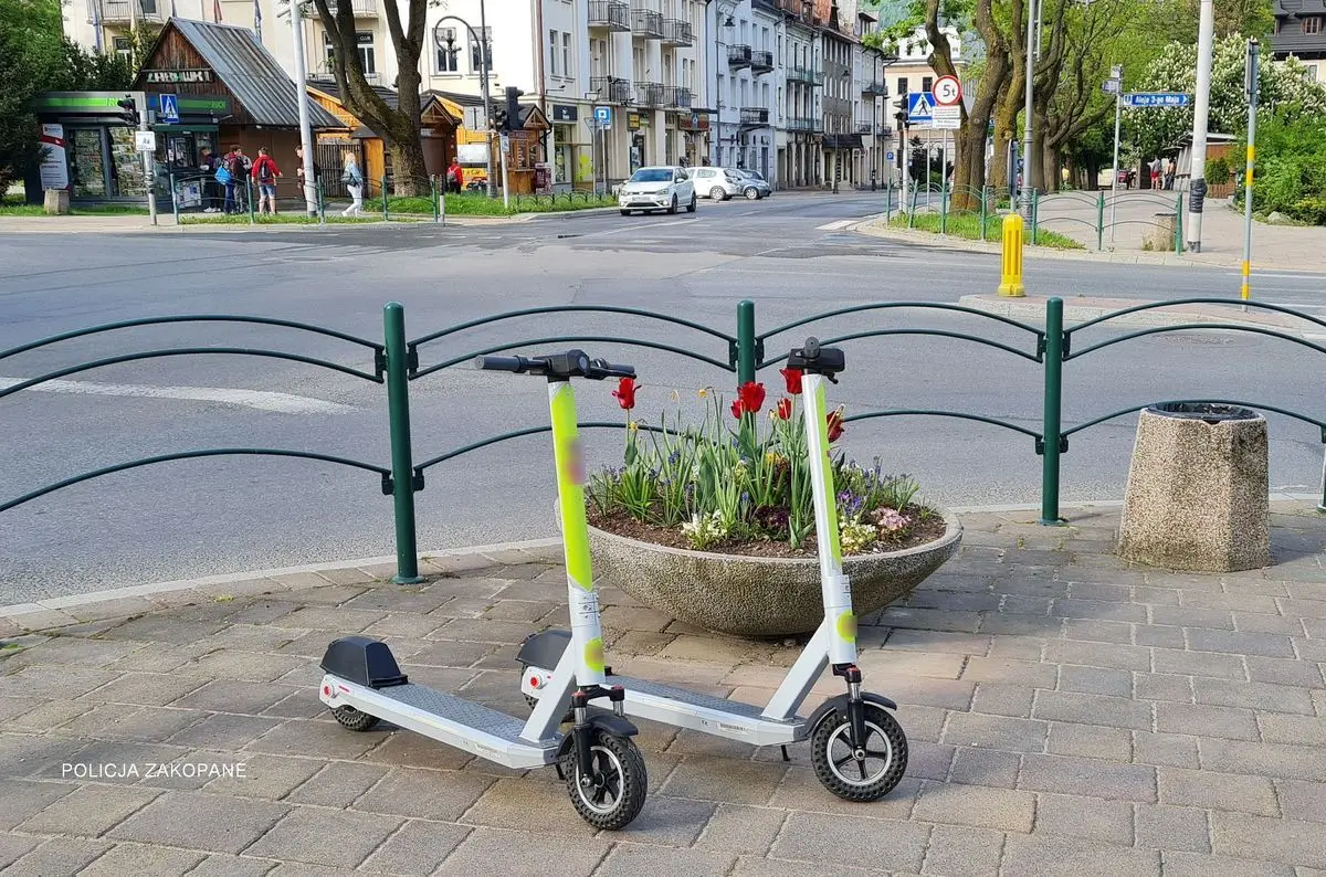 Mandat 2500 zł za jazdę hulajnogą pod wpływem alkoholu