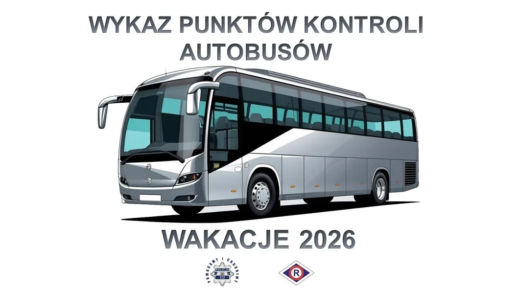Punkty kontroli autobusów na wakacje 2026