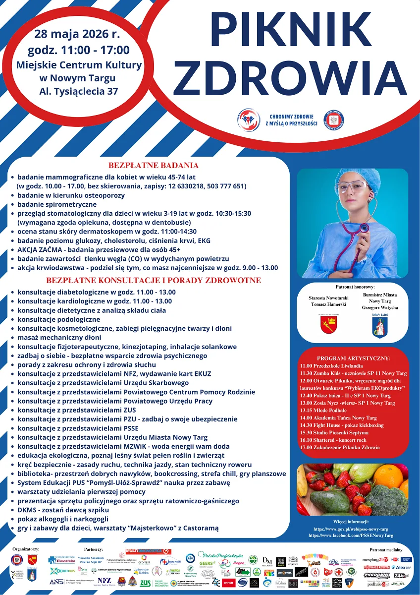 Piknik Zdrowia 2026 w Nowym Targu