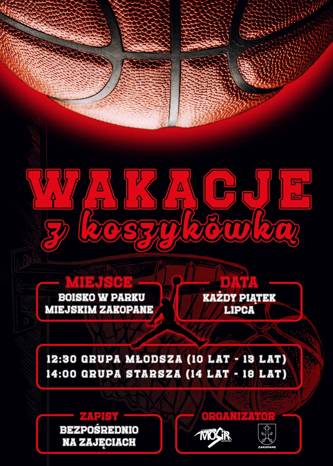 Bezpłatne zajęcia koszykarskie w Zakopanem dla dzieci i młodzieży