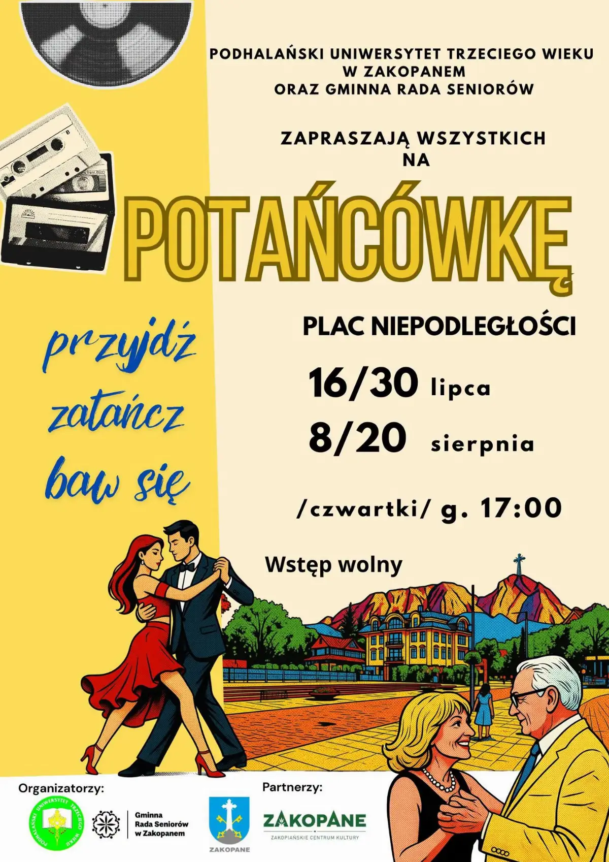 Potańcówka w Zakopanem - zaproszenie