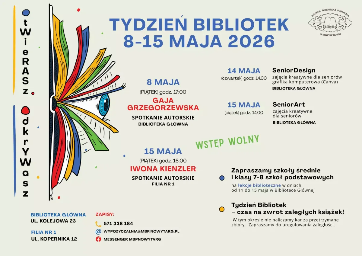 Tydzień Bibliotek 2026 w Bibliotece
