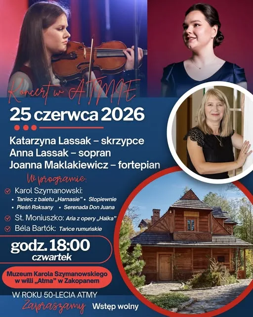 Koncert w Muzeum Karola Szymanowskiego w Zakopanem