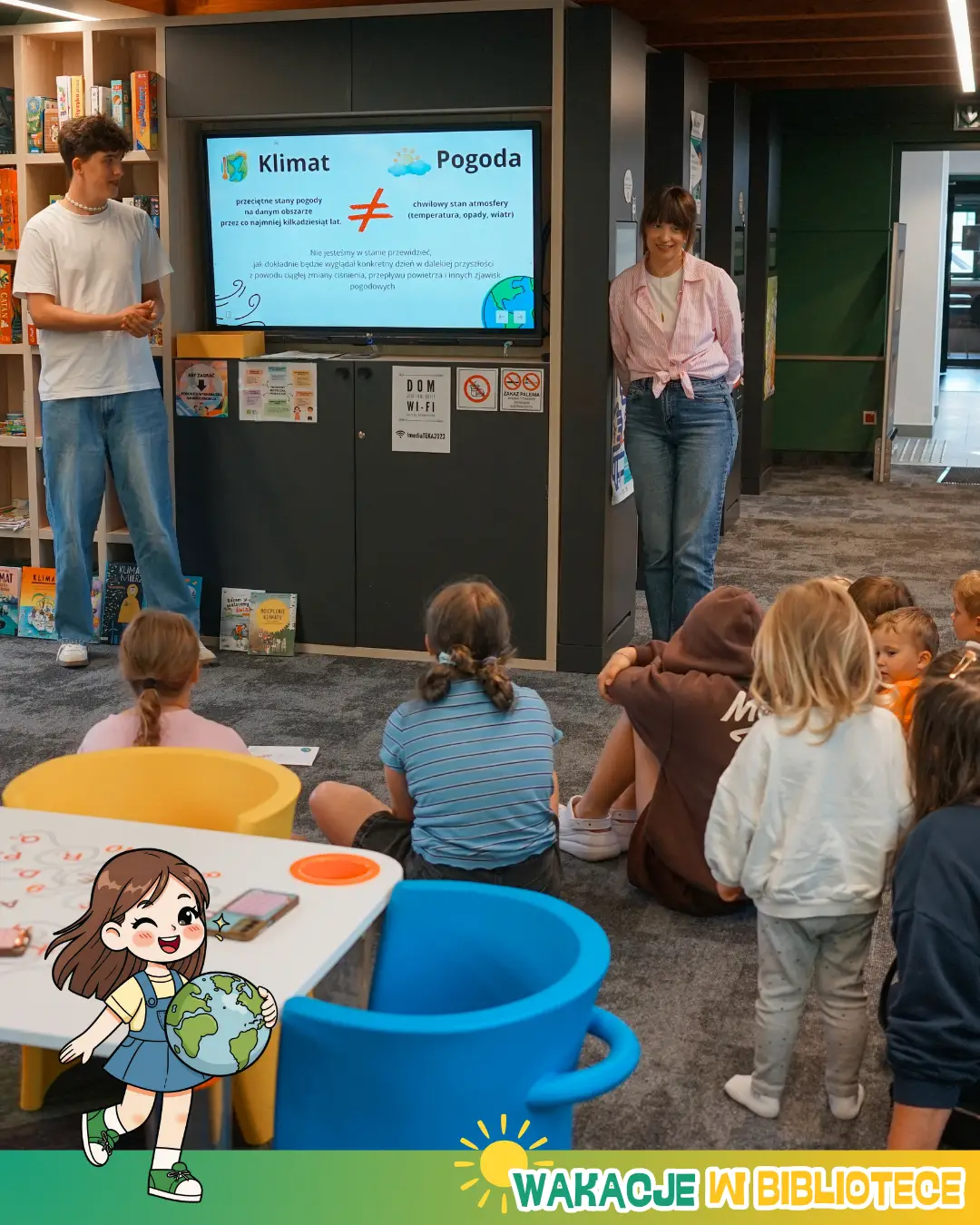 Wakacje w Bibliotece: Ekologiczne spotkanie dla dzieci