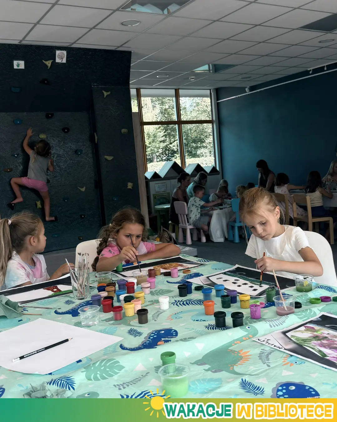 Biblioteczny Plener Malarski w ramach Wakacji w Bibliotece