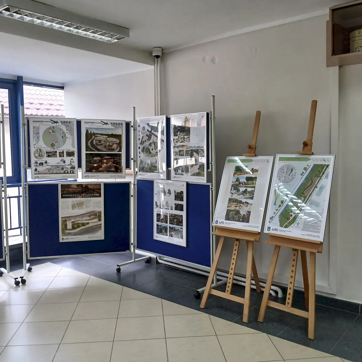Wystawa prac studentów architektury Akademii Nauk Stosowanych w Nowym Targu