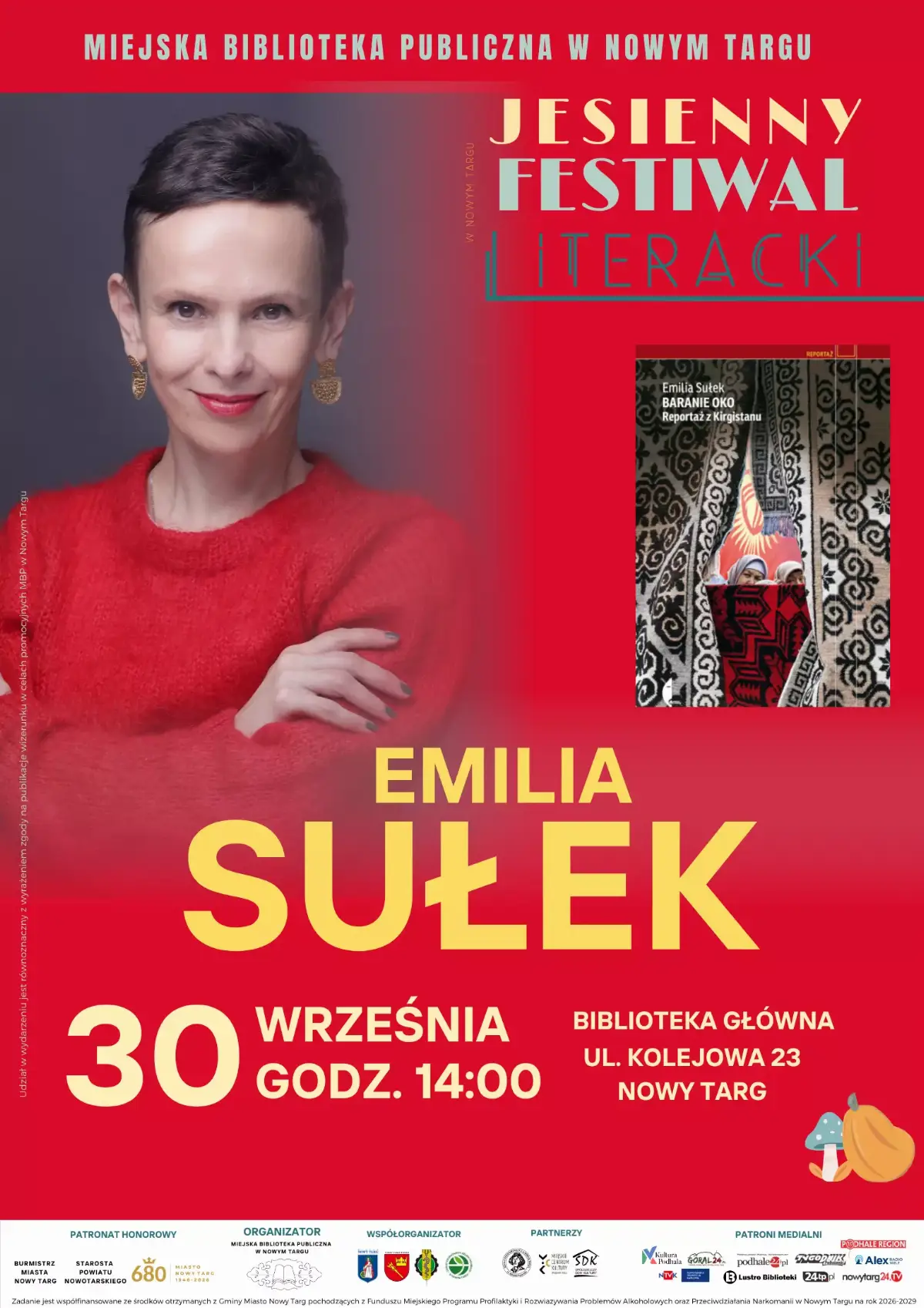 Spotkanie autorskie Emilii Sułek w Nowym Targu