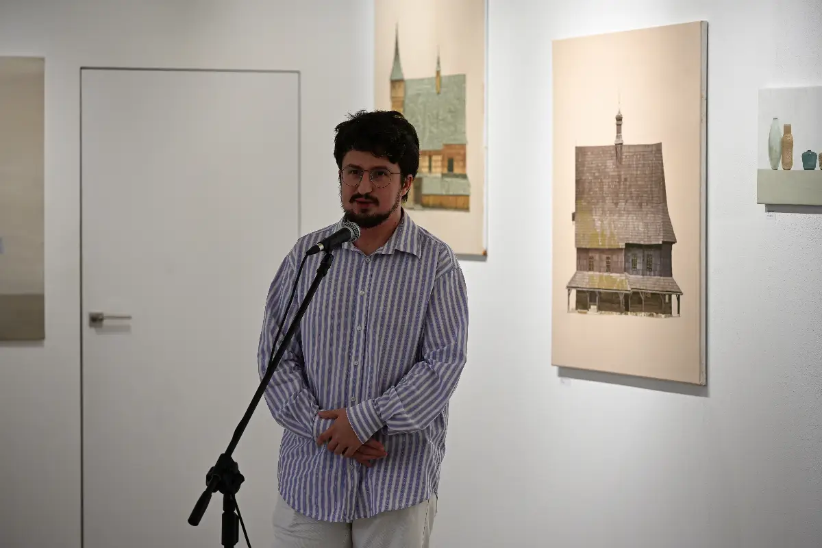Wernisaż wystawy „Przekrój” Pawła Młynarczyka w Galerii Stacja Kultura w Zakopanem