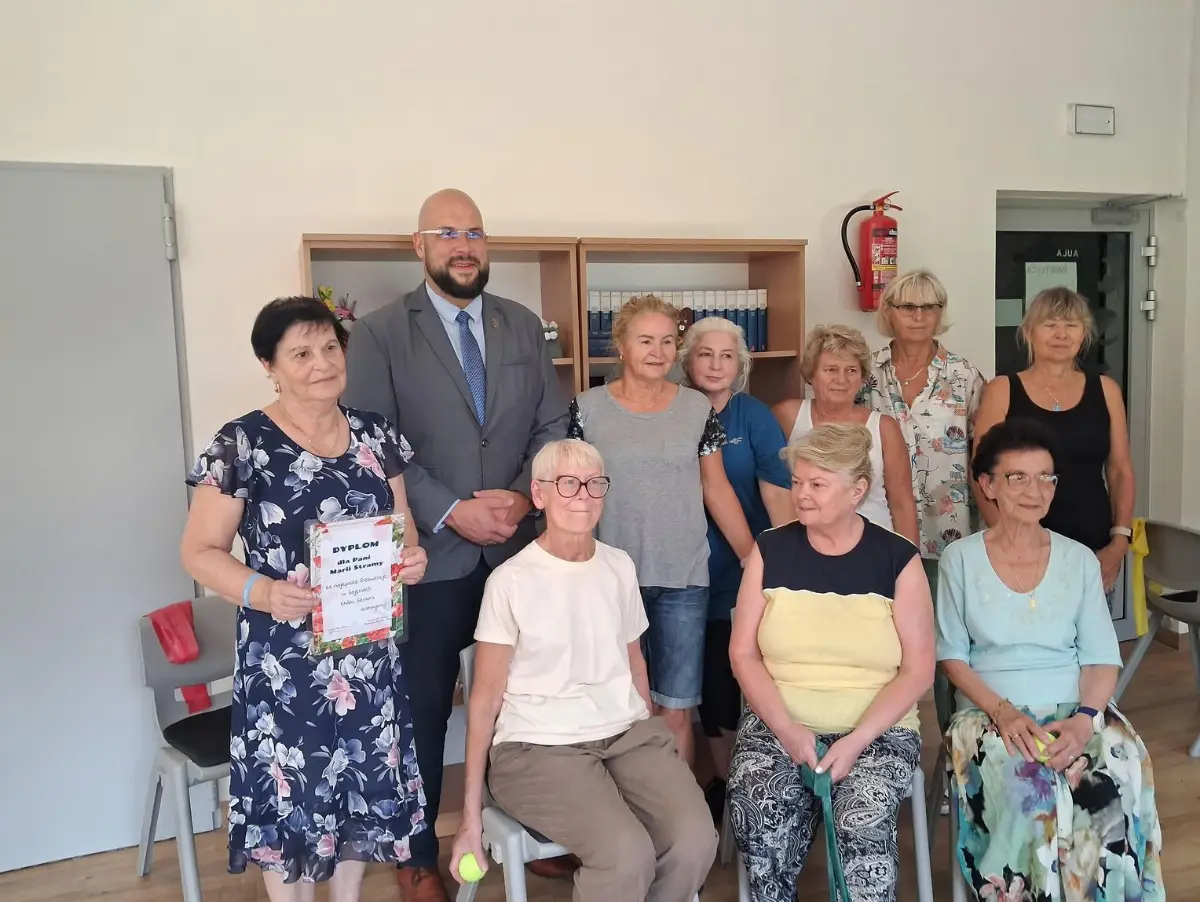 Wyróżnienie dla Pani Marii Strama w Klubie Senior+