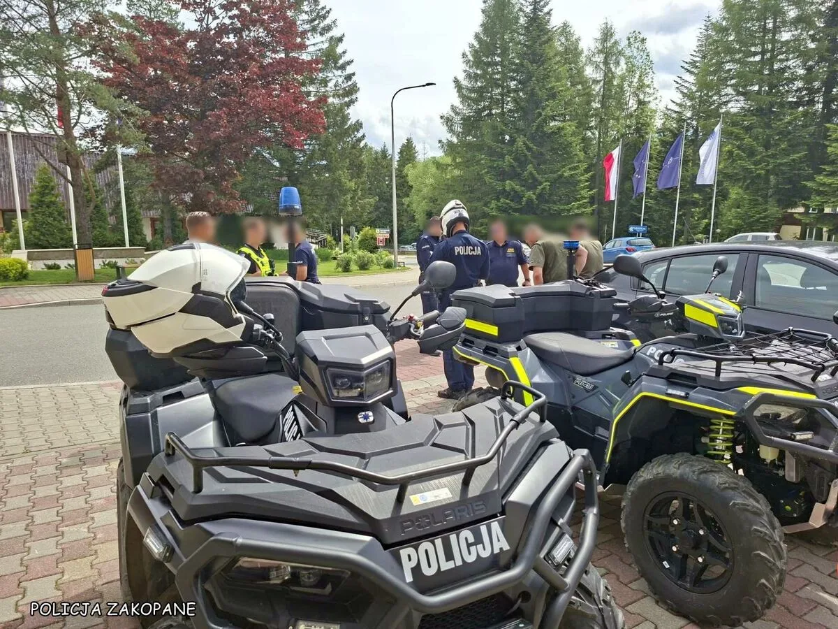 Interwencje służb w Kościelisku wobec kierowców quadów