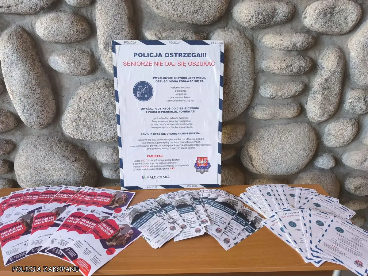 Spotkanie z policjantami w Bukowinie Tatrzańskiej dla seniorów